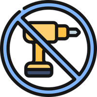 no drilling required